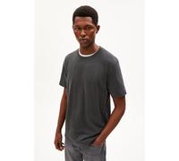 ARMEDANGELS MAARKOS Herren Heavyweight T-Shirt aus recyceltem Baumwoll Mix graphite L