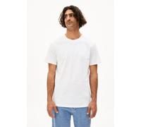 ARMEDANGELS MAARKOS Herren Heavyweight T-Shirt aus recyceltem Baumwoll Mix white S