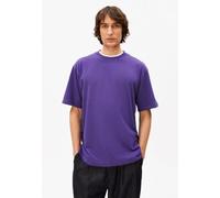 Armedangels Relaxed Fit T-Shirt aus Bio-Baumwoll-Mix Modell 'MAARKOS' in Violett, Größe L