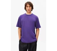 Armedangels Relaxed Fit T-Shirt aus Bio-Baumwoll-Mix Modell 'MAARKOS' in Violett, Größe XL