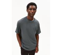 Armedangels - MAARKOS HEAVY WEIGHT T-SHIRT space steel - Gr. - XXL