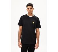 ARMEDANGELS MAARKOS ICONIC Å - Herren Midweight T-Shirt aus Bio-Baumwoll Mix black S