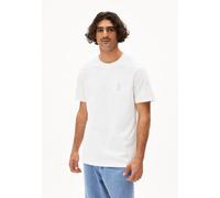 ARMEDANGELS MAARKOS ICONIC Å - Herren Heavyweight T-Shirt aus Bio-Baumwoll Mix white S