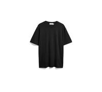ARMEDANGELS MAARKOS LINEN Herren T-Shirt aus Baumwoll-Leinen-Mix black M