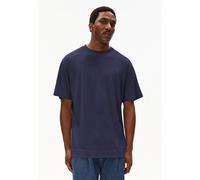 MAARKOS LEINEN-MIX T-SHIRT | Leinen-Mix - blau (S)