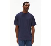 ARMEDANGELS MAARKOS LINEN Herren T-Shirt aus Baumwoll-Leinen-Mix tinted navy XXL