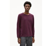 ARMEDANGELS MAARKOS LS BRUSHED Herren Longsleeve aus Bio-Baumwolle dark cranberry M