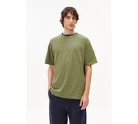 ARMEDANGELS MAARKOS OUTGROWN Herren T-Shirt aus recyceltem Baumwoll Mix fatigue green L