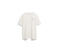 ARMEDANGELS T-Shirt MAARKOS OUTGROWN aus recyceltem Baumwoll-Mix creme Größe L