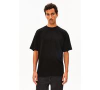 ARMEDANGELS MAARKOS WAFFLE Herren T-Shirt aus Bio-Baumwolle black L