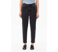 ARMEDANGELS - Women's Mairaa Mom - Jeans, Gr. M 40 - Length: 34, schwarz (Ebony)