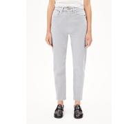 MAIRAA | Mom Jeans recycelter Baumwoll Mix Comfort Stretch - grau (28-34)