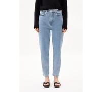 MAIRAA | Mom Jeans recycelter Baumwoll Mix Comfort Stretch - blau (27-30)