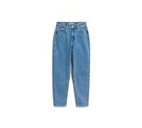 MAIRAA HIGH WAIST MOM JEANS | recycelter Baumwoll Mix Comfort Stretch - blau (29-34)