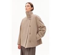 MAJELAA WOOL | Mantel aus recycelter Wolle - braun (L)