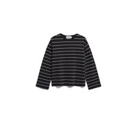 Armedangels Longsleeve MARYNAA FINE STRIPE Bio-Baumwoll-Mix Grau Größe S