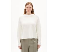 ARMEDANGELS MERINAA Links Links - Damen XXL Light Oatmilk Strick Pullover Mock-Ausschnitt Loose Fit