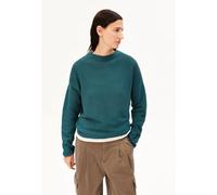 ARMEDANGELS MERINAA LINKS LINKS Damen Strickpullover aus 100% Bio-Baumwolle petrol velvet XXL