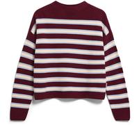 ARMEDANGELS - Women's Merinaa Striped Knit Sweater - Pullover, Gr. S, rot (VelvetRed/SoftBlue/Oatmilk)