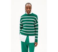 ARMEDANGELS MERINAA STRIPES - Damen Pullover aus Bio-Baumwolle emerald green-ice grape M