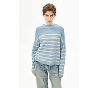 ARMEDANGELS MERINAA STRIPES Damen Strickpullover aus Bio-Baumwolle blue glow-oatmilk S