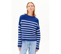 ARMEDANGELS Pullover MERINAA – gestreift aus Bio-Baumwolle Damen dynamo blue-oatmilk XS