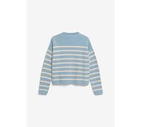 ARMEDANGELS MERINAA STRIPES Pullover - blue glow-oatmilk - Größe: L