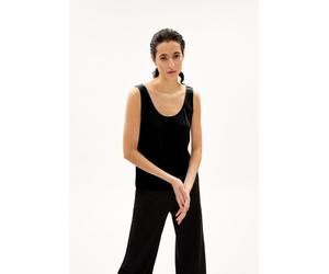 ARMEDANGELS MINAAMI Damen Ripp-Top aus TENCEL Lyocell Mix black XL