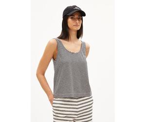 ARMEDANGELS MINAAMI LITA Damen Top aus Bio-Baumwolle black-oatmilk XL