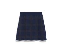 DARLAA CHECK | Strickrock aus Bio-Woll Mix - mehrfarbig (S)