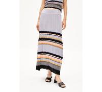 ARMEDANGELS MINNAA STRIPES - Frauen Regular Fit Rock - mehrfarbig XXL misty morning-deep rosalilly