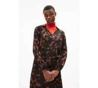 ARMEDANGELS MIUNAA ABSTRACT A - Damen Bluse Regular Fit aus LENZING ECOVERO Viskose deep brown S