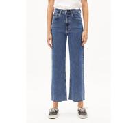 ARMEDANGELS MURLIAA CROPPED - Damen Wide Jeans Bio-Baumwoll Mix Comfort-Stretch blue