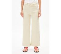 MURLIAA CROPPED | Wide Jeans recyclter Baumwoll Mix Comfort-Stretch - grün (29-32)