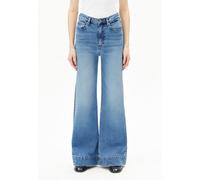 MURLIAA HIGH WAIST WIDE JEANS | recycelter Baumwoll Mix Comfort Stretch - blau (33-32)