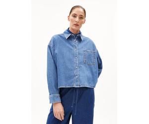 ARMEDANGELS NALAANI Damen Jeansbluse aus Bio-Baumwoll Mix sea foam XL