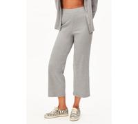 ARMEDANGELS NIANAA RIB Damen Ripp-Jerseyhose aus Bio-Baumwoll Mix silver melange XXL