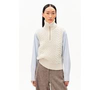 ARMEDANGELS OLAIAAS CABLE - Damen Stricktop Relaxed Fit aus Bio-Woll Mix oatmilk M