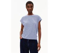 ARMEDANGELS ONELIAA LOVELY STRIPES Damen T-Shirt aus Bio-Baumwolle oatmilk-blue noon S