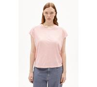 ARMEDANGELS ONELIAA LOVELY STRIPES - Damen T-Shirt aus Bio-Baumwolle oatmilk-deep rosalilly S