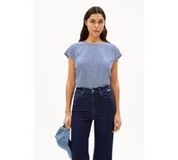 ARMEDANGELS ONELIAA LOVELY STRIPES - Damen T-Shirt aus Bio-Baumwolle oatmilk-lapis blue M
