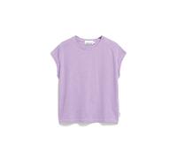 ARMEDANGELS ONELIAA LOVELY STRIPES Damen T-Shirt aus Bio-Baumwolle oatmilk-orchid XL