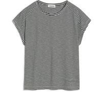 ARMEDANGELS ONELIAA LOVELY STRIPES Damen T-Shirt aus Bio-Baumwolle black-oatmilk S