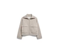 BAUMWOLL-WOLL STRICKJACKE | - beige (XL)