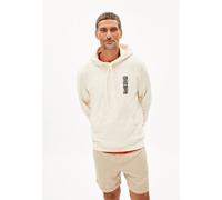 ARMEDANGELS PAARLO COLLAGE 2007 - Herren Sweathoodie aus recyceltem Baumwoll Mix oatmilk L