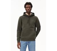 ARMEDANGELS PAARLO FLEECE HOODIE - Männer Regular Fit Sweathoodie - oliv S forest pine
