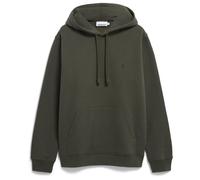ARMEDANGELS PAARLO FLEECE HOODIE - Männer Regular Fit Sweathoodie - oliv L forest pine