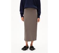 PATINAA SKIRT | Jerseyrock aus LENZING™ ECOVERO™ Viskose Mix - braun (S)