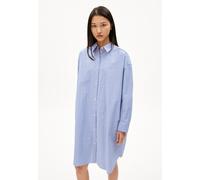 ARMEDANGELS PFILEAA STRIPE - Frauen Oversized Fit Kleid - mehrfarbig S white-lapis blue