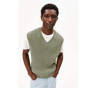 ARMEDANGELS PIGMENT DYE Herren Pullunder aus Bio-Baumwolle fatigue green L